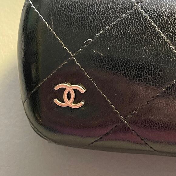 CHANEL "CASE ONLY " Quilted Sunglasses Case and Branded Storage Box - Picture 3 of 9